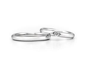 結婚指輪ロイヤルアッシャーダイアモンド