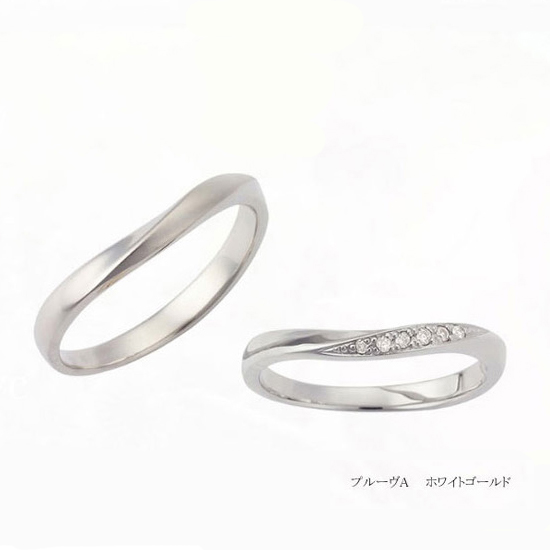 結婚指輪　プルーヴA　K10ホワイトゴールド　2万円台